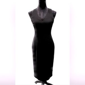 Vintage Tahari Black Sheath Dress | Size 4